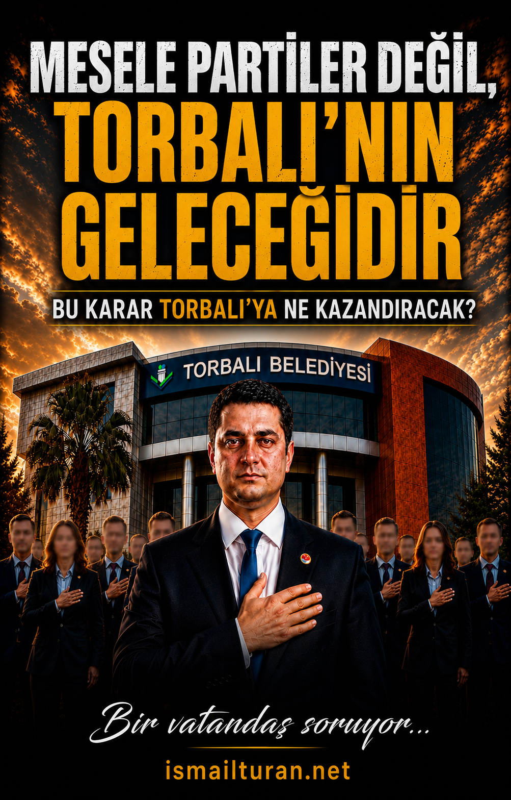 ​Mesele Kimin Hangi Partiye Geçeceği Değil; Mesele Bunun Torbalı'ya Ne Kazandıracağıdır